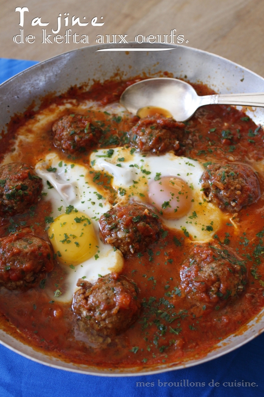 Tajine de kefta (viande hachée) aux oeufs #Maroc 1 104979747