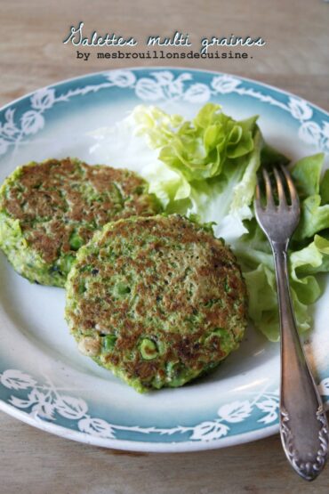 Galettes multi graines aux brocolis, petits pois et pois chiches 4 115620540 o