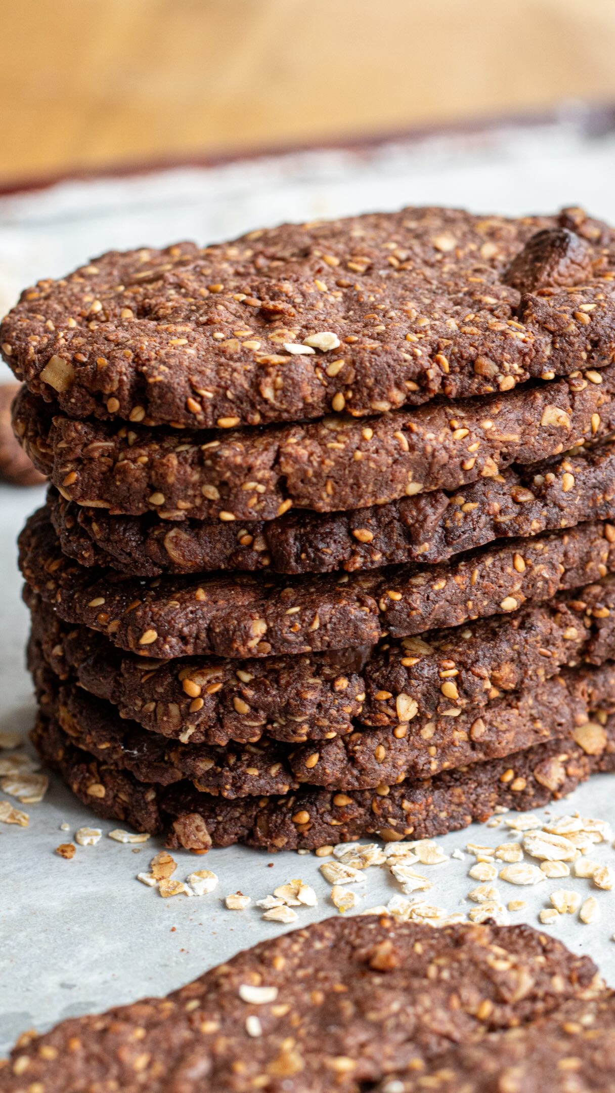 Biscuits croustillants aux flocons d’avoine  Vous les avez déjà adoptés ? 🥰
Dites-moi en commentaire quelle est votre version préférée ! 👇  🍪 Choco coco
🍋 Citron & pavot
🍫 Chocolat
🌾 Sans gluten
🥜 Cacahuète
🤎 Classique
✨ Spéculoos
🧀 Et même une version salée !  👉 Retrouvez toutes les recettes sur mesbrouillonsdecuisine.fr en tapant BELVITA dans la barre de recherche du blog.
📲 Ou faites simplement défiler mon feed pour retrouver toutes les différentes versions publiées ici.  J’ai hâte de savoir laquelle est votre favorite ! 💛  #biscuitsmaison #floconsdavoine #goutermaison #recettefacile