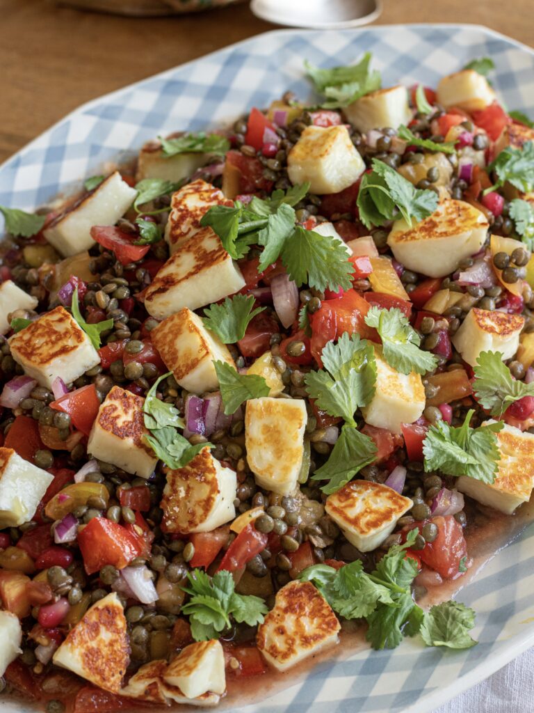 Salade de lentilles, tomates et halloumi : la recette fraîche de l'été 2 IMG 1822