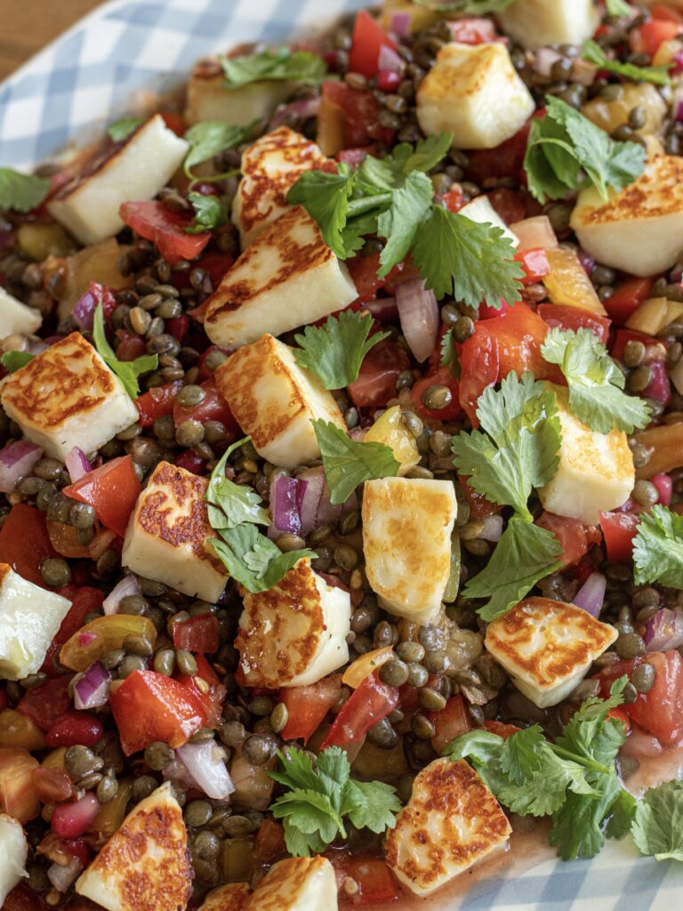 Salade de lentilles, tomates et halloumi : la recette fraîche de l'été 3 IMG 1823