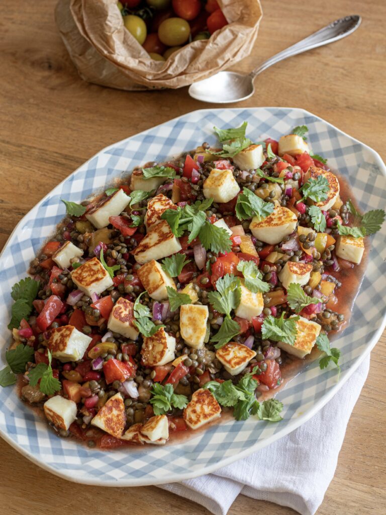 Salade de lentilles, tomates et halloumi : la recette fraîche de l'été 4 IMG 1824