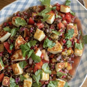 Salade de lentilles, tomates et halloumi : la recette fraîche de l'été 7 IMG 1836